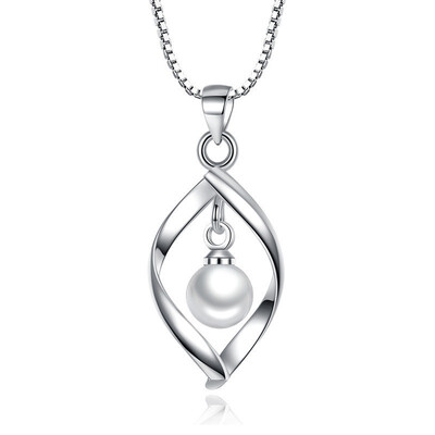 

White Imitation Pearl Pendant Necklaces For Women Ladies Short Chain Chokers Fashion Jewelry Accessories J117
