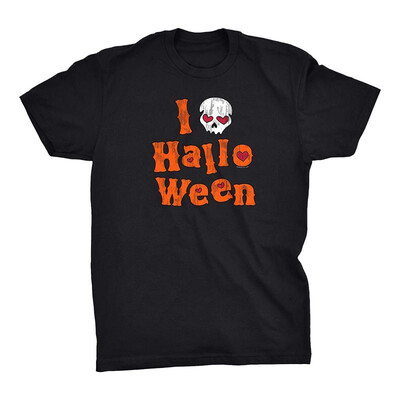 

Funny Halloween T-Shirt - I Love Halloween
