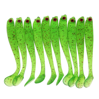 

A FISH LURE Soft Fishing Lures T Tail Simulation Baits 10pcs