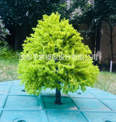 

18-30 cm railway road model tree military layout building model forest green tree
