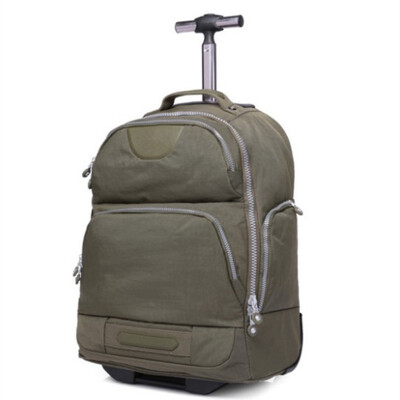 

Suitcase Genuine brand Classic Design Luggage Great Travel Spinner Trolley Bags 18 Inch High School Student Laptop Bag Handbag