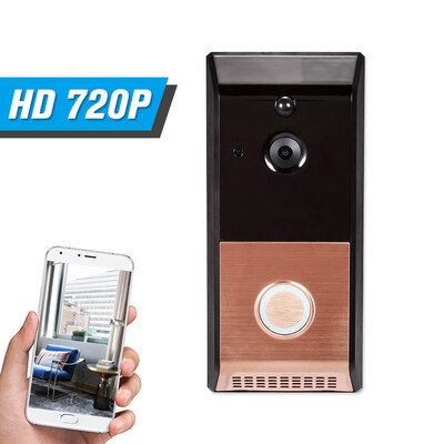 

WiFi Smart Wireless Security DoorBell Smart HD 720P Visual Intercom Recording Video Door Phone With Indoor Ding-Dong APP Remote Ho