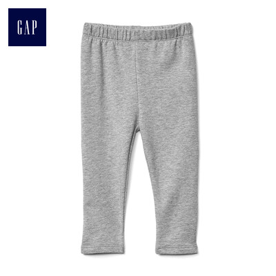 

GAP flagship store female young soft terry cloth elastic waist leggings 297733 hemp gray 5YRS