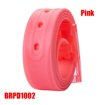 

New Design Leisure Silicone Belt Candy Colors Pin Buckle Belt