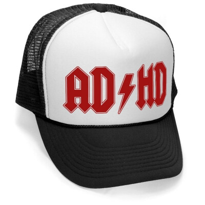 

Megashirtz - AD-HD - Vintage Style Trucker Hat Retro Mesh Cap