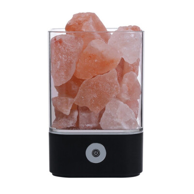 

USB LED Night Light Crystal Salt Lamp Decoration Home Bed