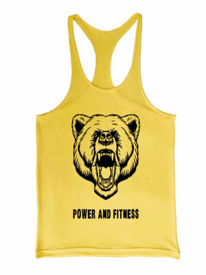 

Summer New European&American Mens Fitness&Fitness Hanging vest I-shaped Fitness vest