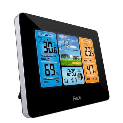 

FanJu FJ3373W Digital Weather Station Alarm Clock with Temperature Humidity