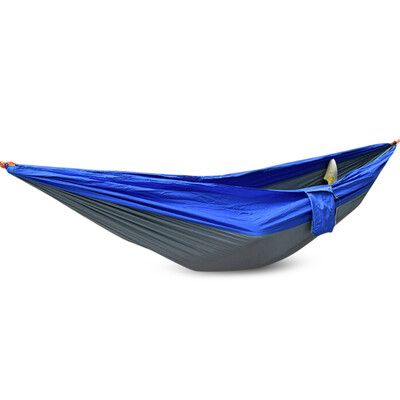 

Outdoor One Person Assorted Color Parachute Nylon Fabric Hammock