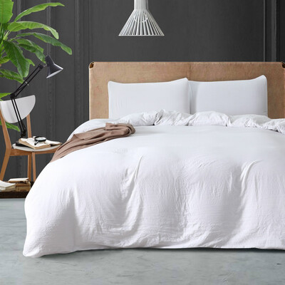

Cross-border pure color washed cotton with two sets of plain color&three sets