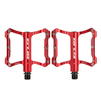 

GUB Aluminum Alloy Bicycle BMX Bike Cycling Flat Pedal Platform Pedals Road Bike Pedals Cycling Big Foot Contact 916 Thread Seal