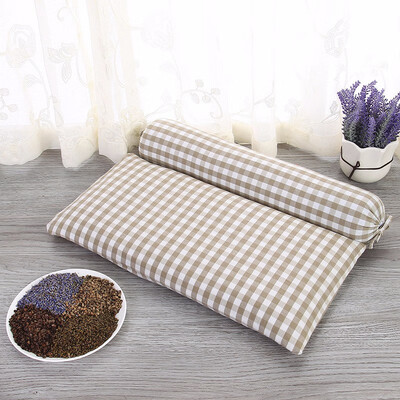 

Cervical Health Pillow Buckwheat Shell Pillow Core Cotton Lavender Neck Pillow