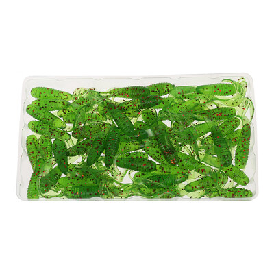 

A FISH LURE Soft Fishing Lures Capuchin Maggots Grub Worm Artificial Baits 50pcs