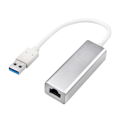 

JZYuan USB 30 Gigabit Ethernet Extension Adapter USB to RJ45 Lan Network Card for Windows 10 8 7 XP Mac OS laptop PC Computer