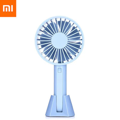 

Xiaomi Mijia Original VH fan Portable Handheld With Rechargeable Built-in Battery 2000mAUSB Port Handy Mini Fan For Smart Home