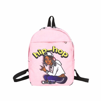 

Fashion Stylish Daypack Harajuku Style Cartoon College Bookbag for Travel School