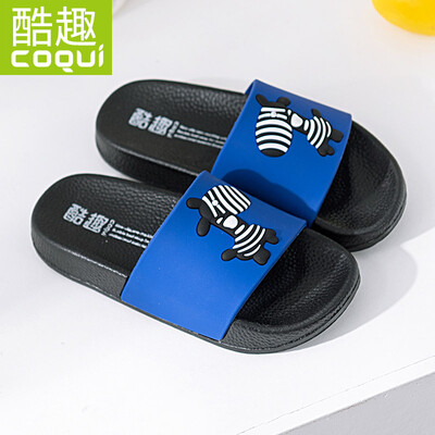 

Cool Coqui childrens home bathroom light soft soft non-slip bath casual slippers in the childrens sea blue 170 CQ6127
