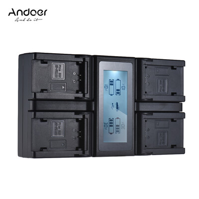 

Andoer NP-FZ100 4-Channel LCD Digital Camera Battery Charger for Sony A7III A9 A7RIII A7SIII