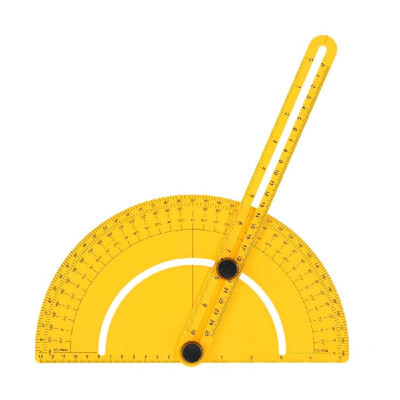 

Plastic Protractor Angle Finder Measure Ruler Goniometer Articulating Arms Template Tool for Handymen Builders Craftsmen 180 Degre