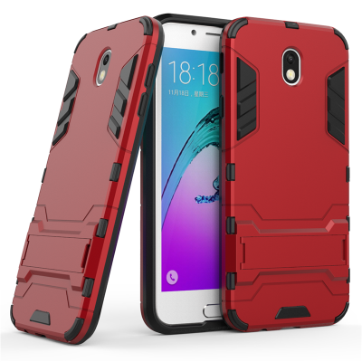 

Goowiiz Phone Case For Samsung Galaxy J3J5 J5 ProJ7 J7 Pro 2017 European Armor PCTPU Silicone Hard Bracket Double Protection