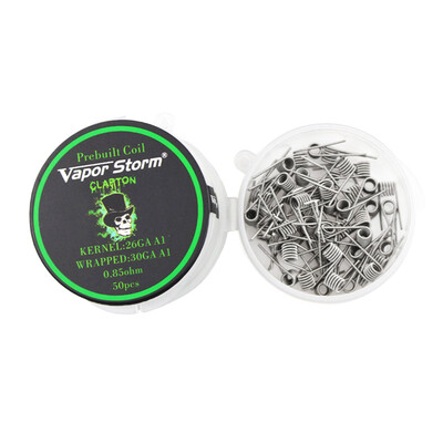 

50 Pieces Vapor Storm A1 Heating Wire Coil RDA Coil Alien Clapton Coils Prebuilt Wrap Wires Alien Mix Twisted