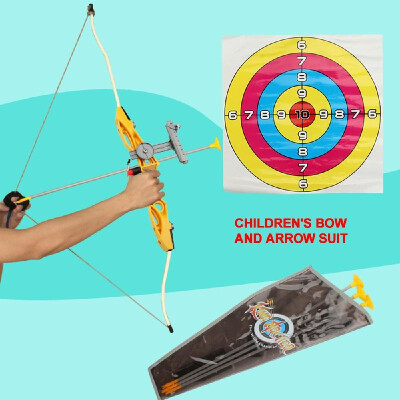 

118 Archery Shooting Bow&Arrow for Kids Outdoor Hunting Game Suction Cup Arrows Target Quiver Outdoor Garden Fun Game