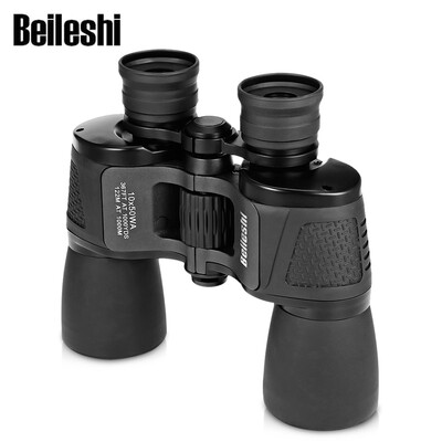 

Beileshi 10X50 122M 1000M HD Vision Wide-angle Prism Binocular Outdoor Folding Telescope