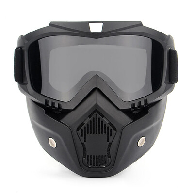 

Motorcycling Goggles UVA400 Protection Winter Skiing Goggle Riding Skating Sports Goggle with Detachable Mask