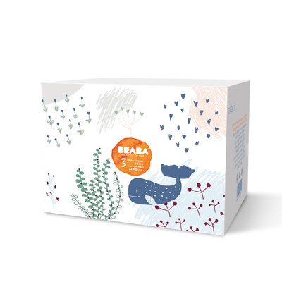 

BEABA Baby Series Baby Diaper M Code Gift Box Plus 648 Pieces 6-11kg