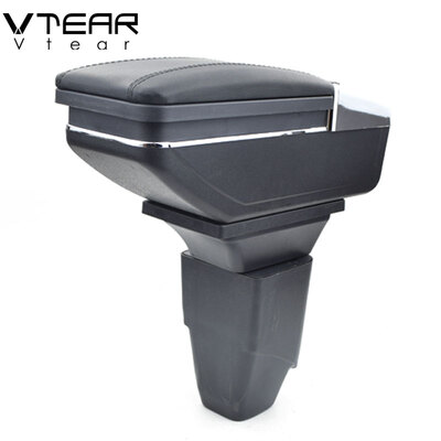 

Vtear For PEUGEOT 206 207 armrest box central Store content box car-styling Storage Center Console products interior accessories