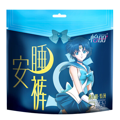 

Elys Elys Sailor Moon Series Night Sleeping Pants Pants Sanitary Napkins Oxygenated Muscle Cotton Soft Thin Heart Pants ML 2 pieces