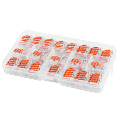 

30pcs Flame Retardant Cable Connector Set Universal Wire Connectors Case Kit Quick Terminals