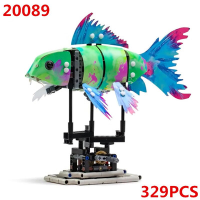

Lepin 20089 20090 20091 20092 Forma Fish Set Legoing 81000 81003 Creator Building Blocks Koi Shark Bricks DIY Toy Kids Gift