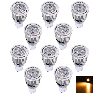 

YWXLight 10PCS GU10 7W 7-LED Recessed Lighting LED Spotlight AC 85 - 265V