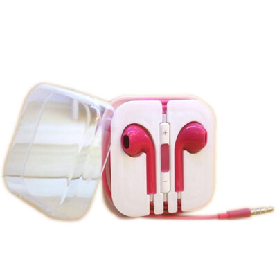 

Earphone volume control mic white headphone earphone for mobile phones