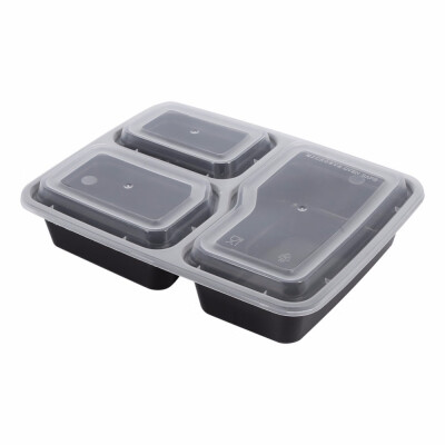 

10PCS Microwave Safe Plastic Meal Prep Container Lunch Box Food Storage Takeawa