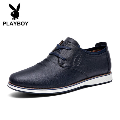 

Playboy PLAYBOY British fashion low to help business casual shoes mens lightweight wild DS81023 dark blue 39