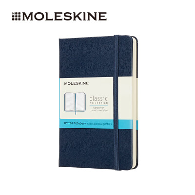 

MOLESKINE Classic Notebook Business Office Stationery Conference Notepad New Color Series Hard Face Pocket Dot Pocket Account Sapphire Blue 5338