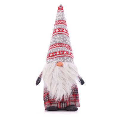 

Christmas Gnome Ornaments Santa Claus Doll Swedish Tomte For Home Table Decor Christmas Tree Holiday Xmas Decoration 14Inch Grey H