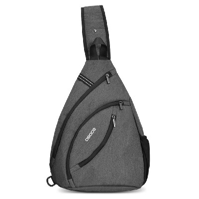 

14L Waterproof Outdoor Triangle Bag Men Sling Chest Crossbody Bag Asymmetrical Safety Front Chest Pack for Daily Commuting Gym Wor