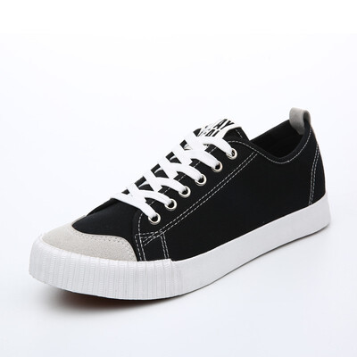 

Mens Canvas casual shoes Lace-up student shoes