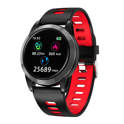 

Smart Watch R15 Men Android IOS Smartband Heart Rate Fitness Bracelet Sleep Monitor Fitness Tracker Color Screen Round Wristband