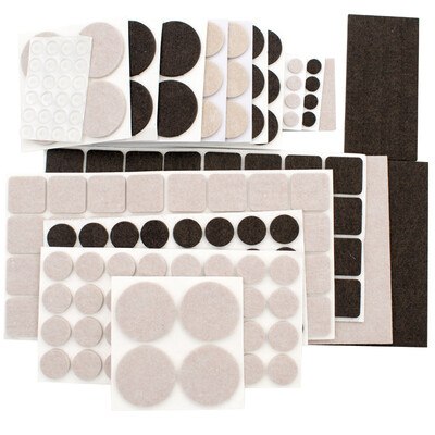 

Leta LETA table mat anti-slip mat 298 sets of hardware tools mat felt mat furniture protection mat mute wear-resistant anti-collision particles anti-collision stickers mixed color LT-PPE588