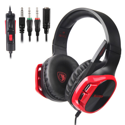 

SADES R17 Stereo Gaming Headset Over-Ear Wired Headphones Earphones for Laptop Mac PC PS4 Xbox One Nintendo Switch with Microphone