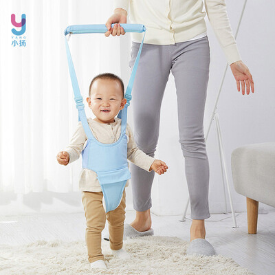 

Xiao Yang YANG Baby Walker with breathable four seasons universal full-length detachable dual-use anti-lost traction child baby toddler with Y0457 sky blue