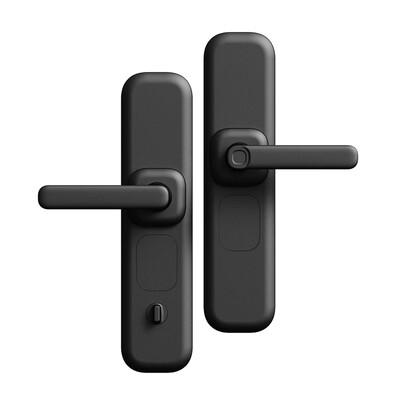 

Beijing made smart fingerprint lock home security door IC card smart door lock self-installation disassembly free door simple black