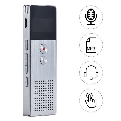 

8GB Digital Voice Recorder Dictaphone MP3 Music Player Stereo Sound