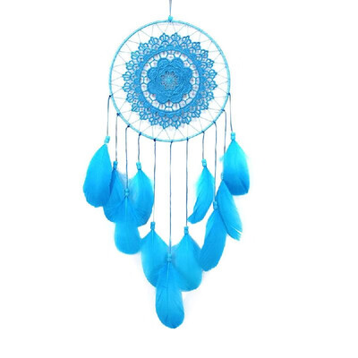 

Handmade Dream Catchers Hand Made Wall Hanging Decoration Ornament Craft Gifts for Parents&Kids Black White Pink Blue