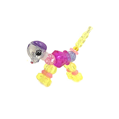 

Children Beads Jewelry DIY Magical Transformable Bracelet Colorful Twist Pets Hand Chain for Girls