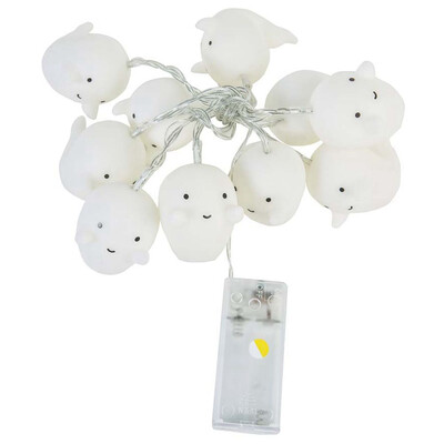 

UpperX 10 LED Ghost String Fairy Night Light Lamp Party Garden Bar Halloween Decor New